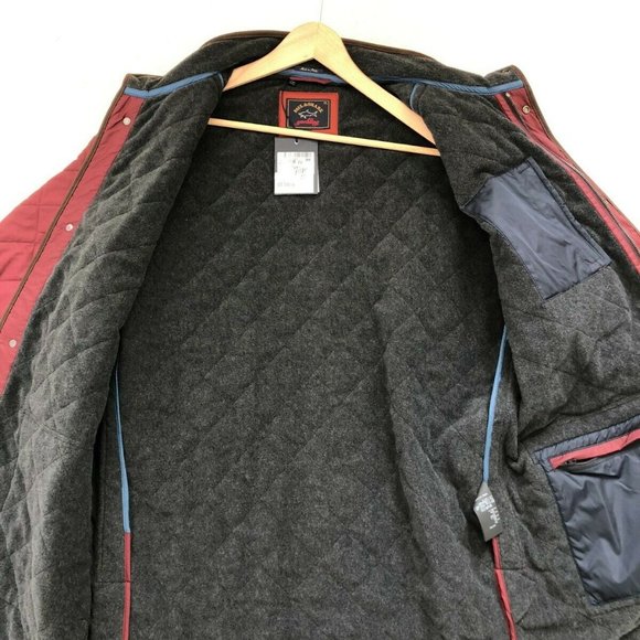 Paul&Shark Yachting Men's Brick Color Quilted Coat - Picture 3 of 12